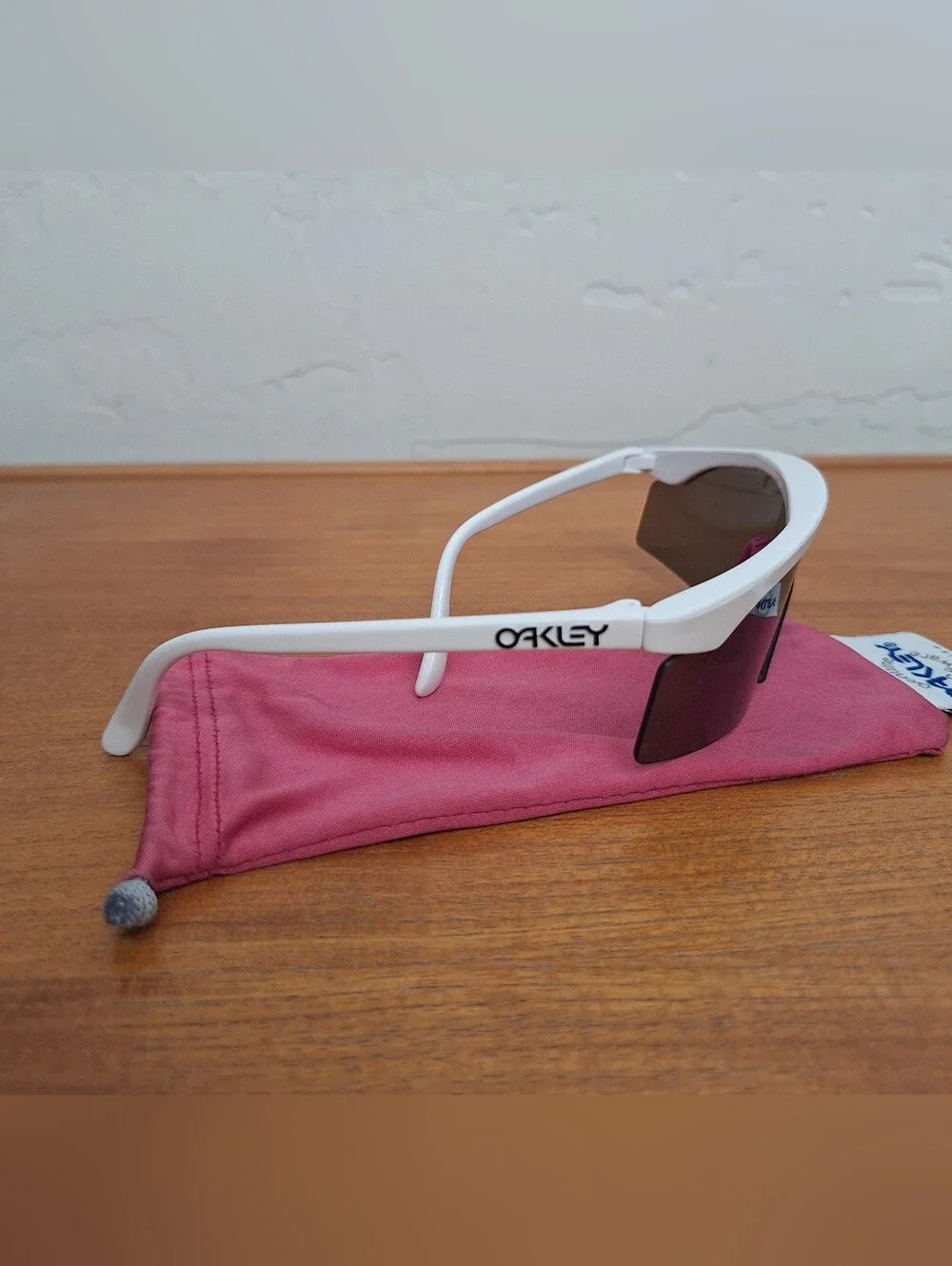 Vintage Oakley Razor Blades 80s 90s Sunglasses White Gray Rare HTF Collector